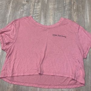 Flowy crop top “sweeter than honey”